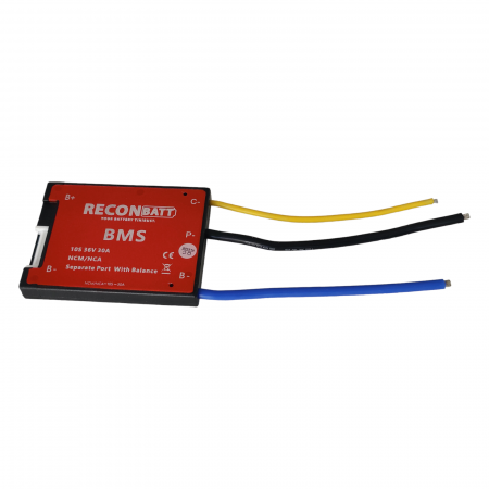 BMS 10S 36V 30A pentru Baterie Litiu Ion - Balansare si Port Separat [1]
