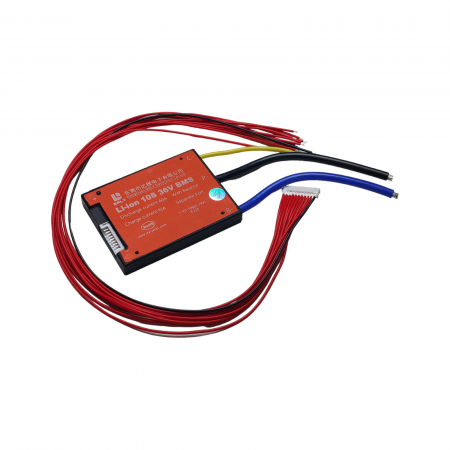 BMS Litiu Ion 10S, 36V, 40A cu functie de balansare si port comun [1]