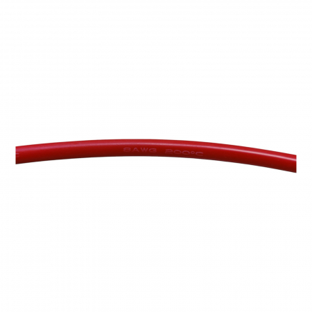 Cablu Siliconic Rosu AWG 8 - Conductor Gros pentru Aplicatii de Inalta Putere [1]