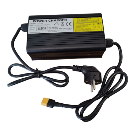 Incarcatoare - Incarcator 58.8V 5A Pentru baterie Li-Ion 14S de 52V Incarcare Rapida Si Eficienta