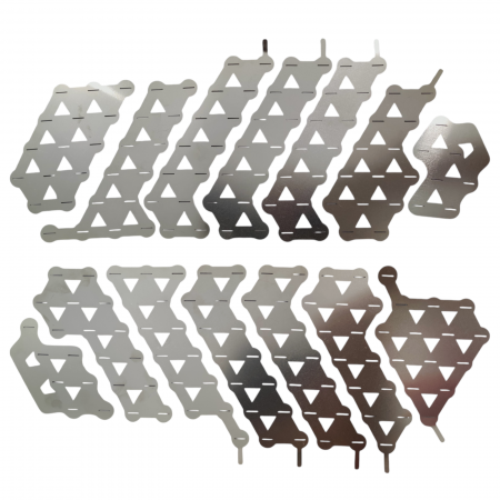 Nichel - Nichel pur pentru sudura acumulatori tip 18650, predecupat pentru baterie format 13s7p