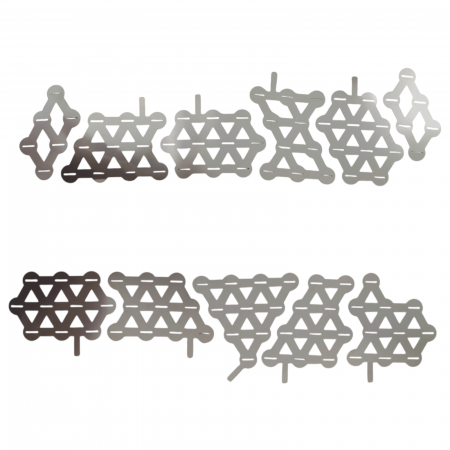 Nichel - Nichel pur pentru sudura acumulatori tip 18650, predecupat pentru baterie format 10s5p