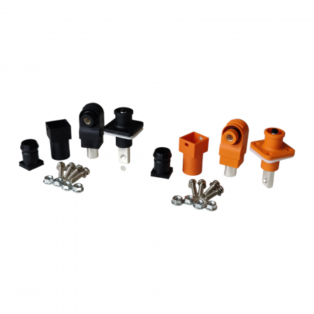 Accesorii sisteme fotovoltaice - Set Conectori de Putere 125A, Insertie rapida, Ignifug