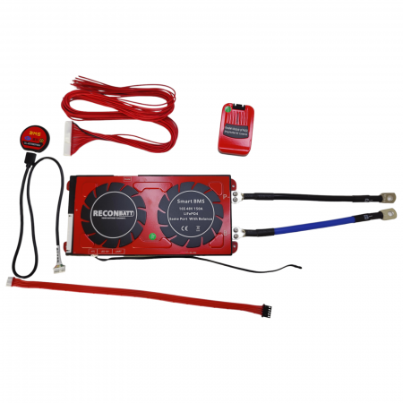 Smart BMS LFP 16S, 48V, 150A cu functie de balansare, Bluetooth, port comun [2]