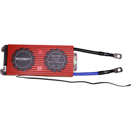 Smart BMS LFP 4S, 12V, 100A cu functie de balansare, Bluetooth, port comun [2]