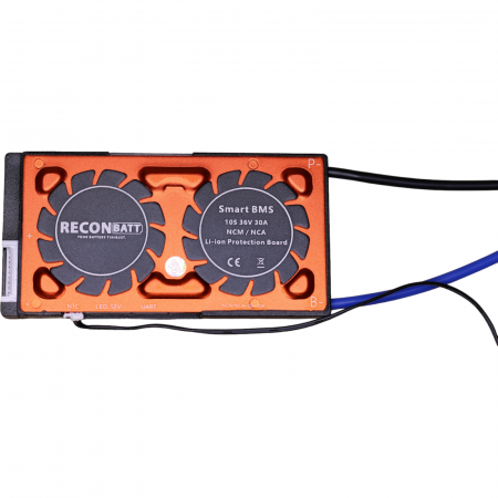 Produse - Smart BMS Litiu Ion 10S, 36V, 30A  cu functie de balansare pasiva, conexiune Bluetooth