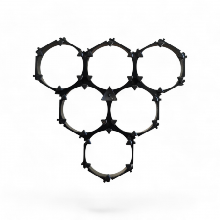 Suporti celule cilindrice Li-Ion - Suport Tip Fagure/Honeycomb x6 pentru Celule 21700 - Asamblare Facila