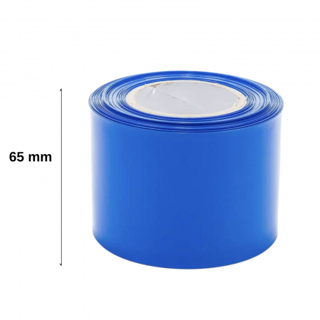 Tub PVC Termocontractabil 65 mm pentru Acumulatori