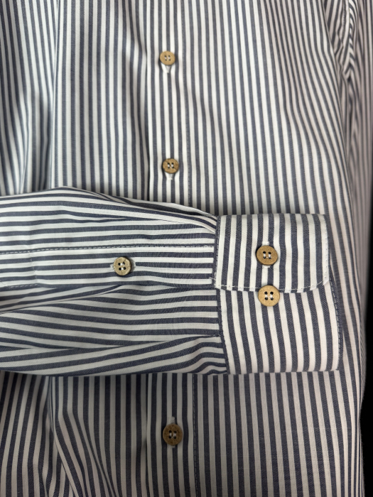 Cămașă Bărbați REDRESS Stripe Essential – Bumbac Premium & Nasturi din Nucă de Cocos (Corozo) [3]