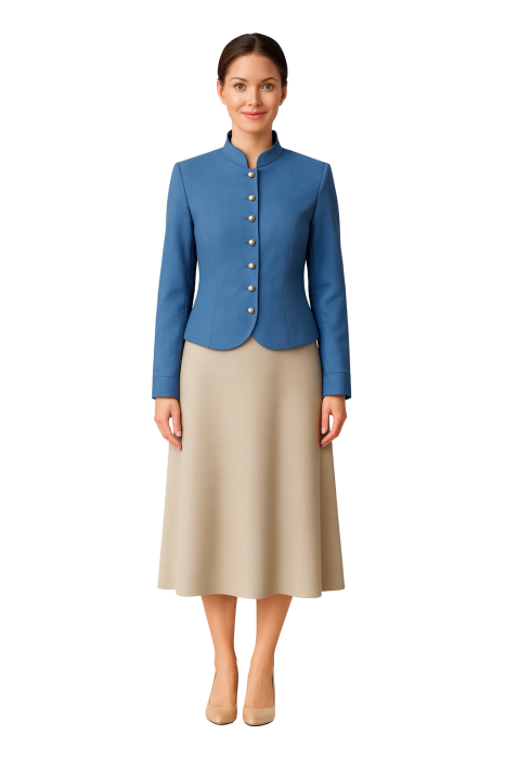 Sacou REDRESS bleumarin pastel – Model elegant [1]