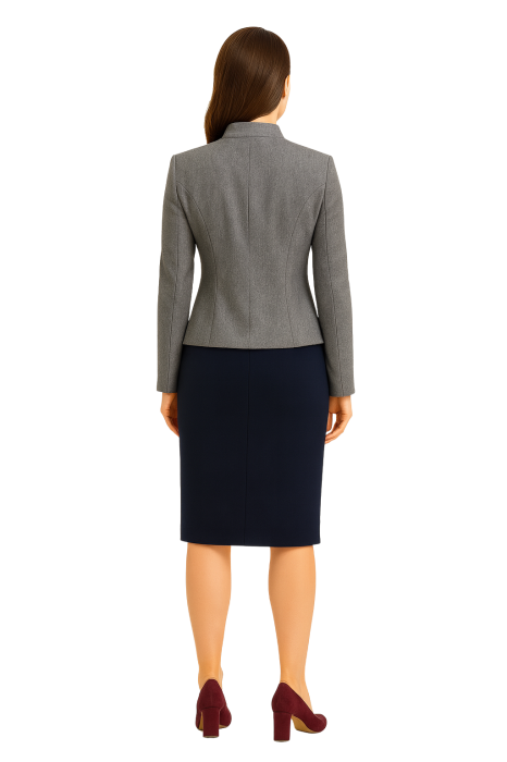 Sacou REDRESS gri mediu – Model elegant [2]