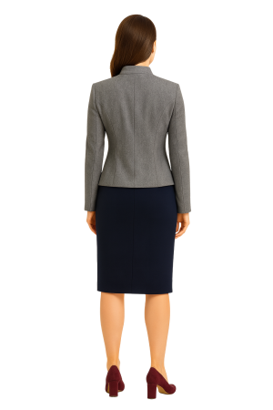 Sacou REDRESS gri mediu – Model elegant [1]