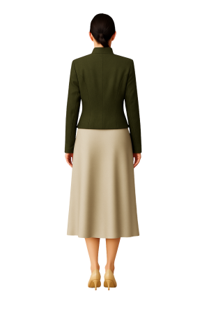 Sacou REDRESS verde olive – Model elegant [1]
