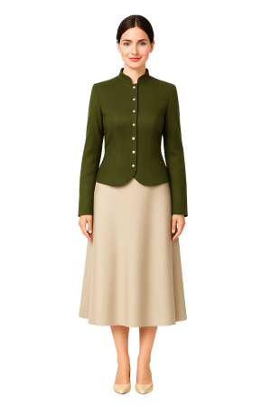 BLACK FRIDAY REDRESS - Sacou REDRESS verde olive – Model elegant