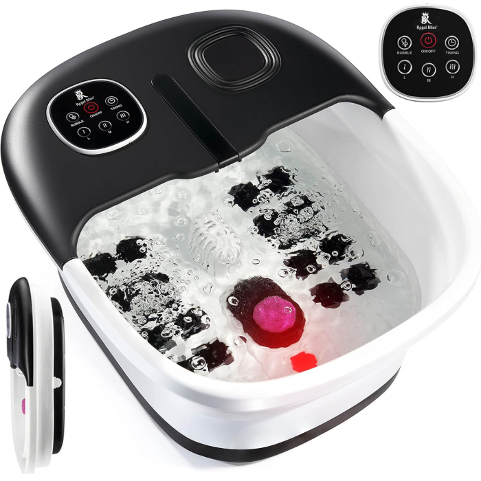 Aparat hidromasaj pliabil pentru picioare, Negru [1]