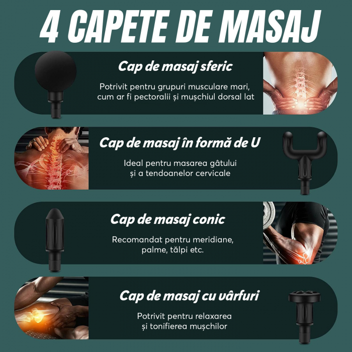 Aparat pentru masaj profesional - verde [5]