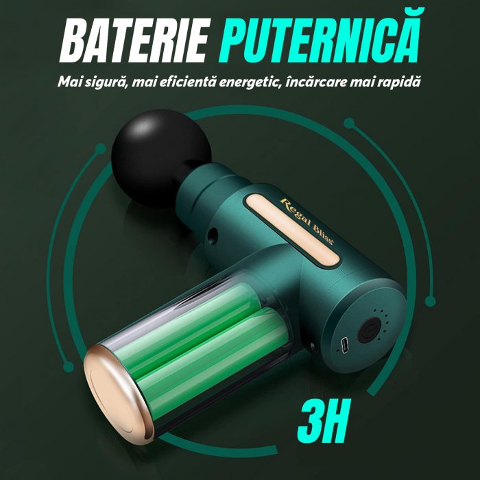 Aparat pentru masaj profesional - verde [3]