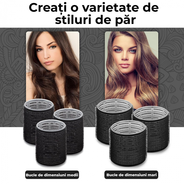 Bigudiuri profesionale de par - negre [3]