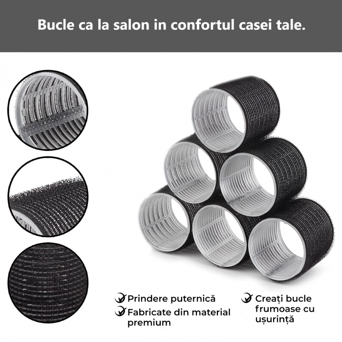 Bigudiuri profesionale de par - negre [7]