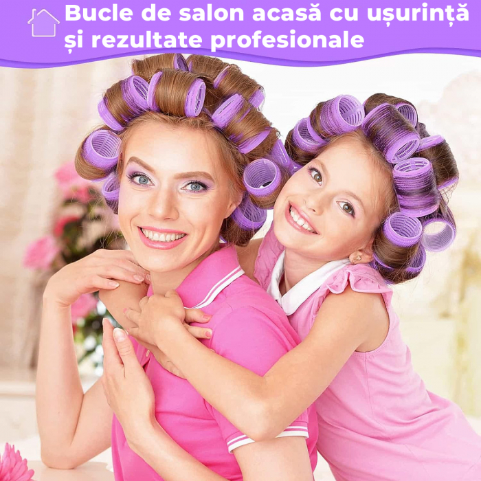 Bigudiuri profesionale de par - mov [5]