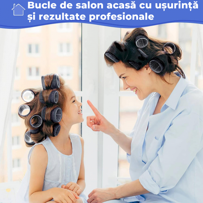 Bigudiuri profesionale de par - albastru [5]