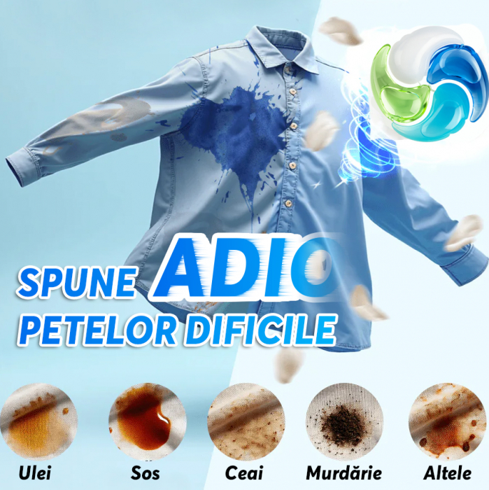 Detergent de rufe capsule 4in1 Ocean Breeze, 120 Spalari [3]