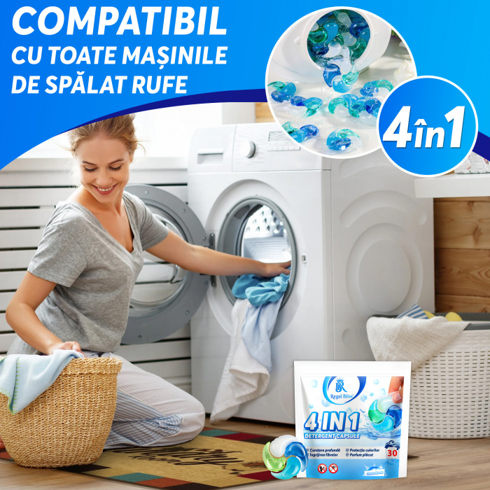 Detergent de rufe capsule 4in1, Ocean Breeze, 150 Spalari [7]