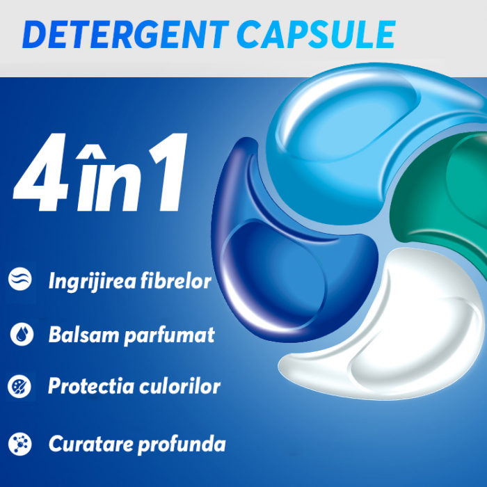 Detergent de rufe capsule 4in1  Ocean Breeze, 90 Spalari [7]