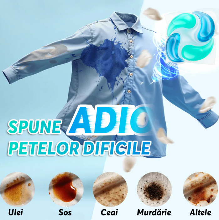 Detergent de rufe capsule 5in1,100 Spalari [4]