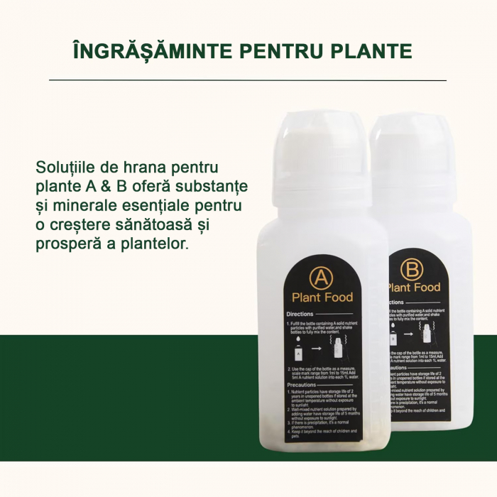 Ingrasamant pentru plante A+B pentru sistemele hidroponice [5]