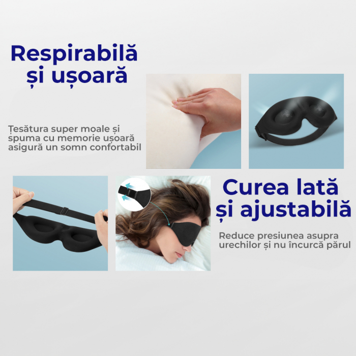 Masca pentru somn - 1 Buc [8]