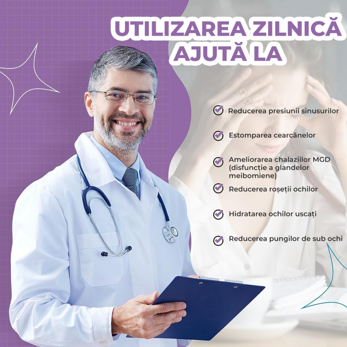 Masti pentru ochi cu autoincalzire Lavanda [6]
