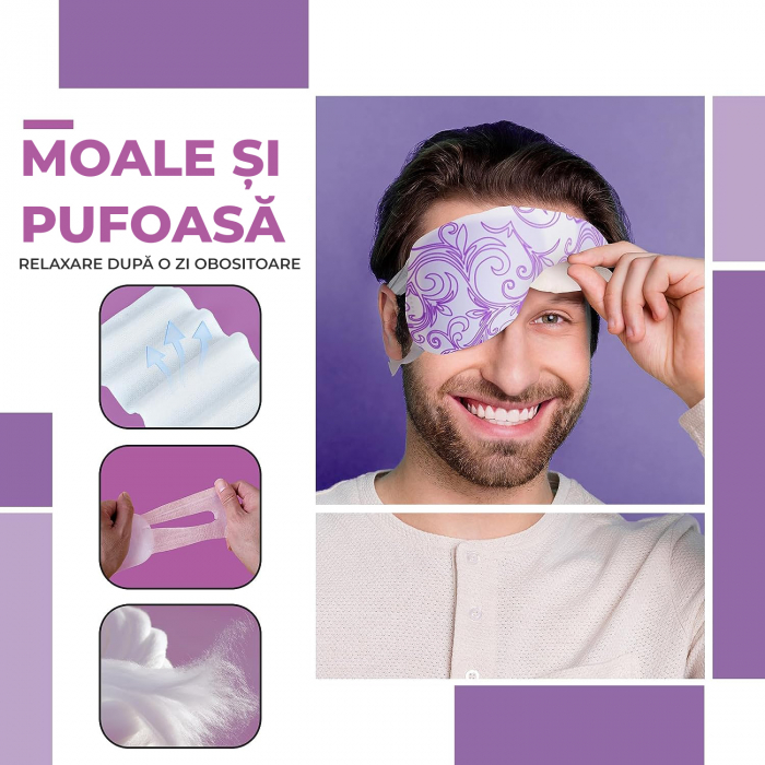 Masti pentru ochi cu autoincalzire Lavanda [5]