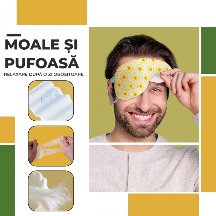Masti pentru ochi cu autoincalzire Musetel [5]