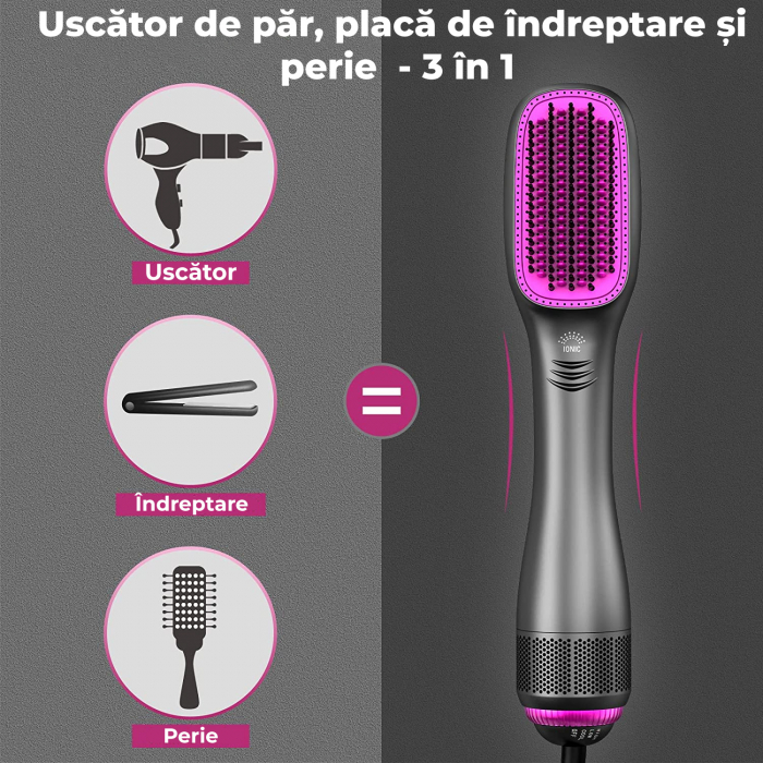 Perie de par electrica 3 in 1 [8]