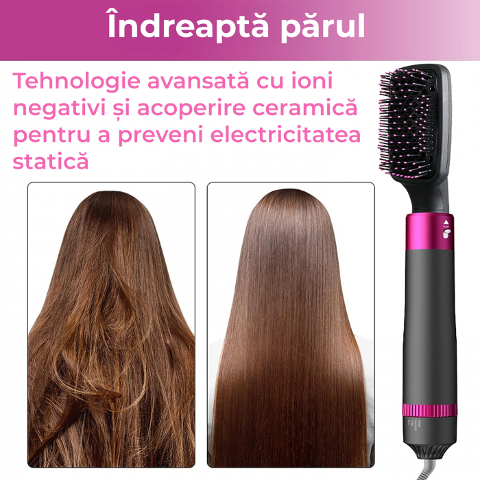 Perie electrica de par pentru volum 5 in 1 RESIGILAT [2]
