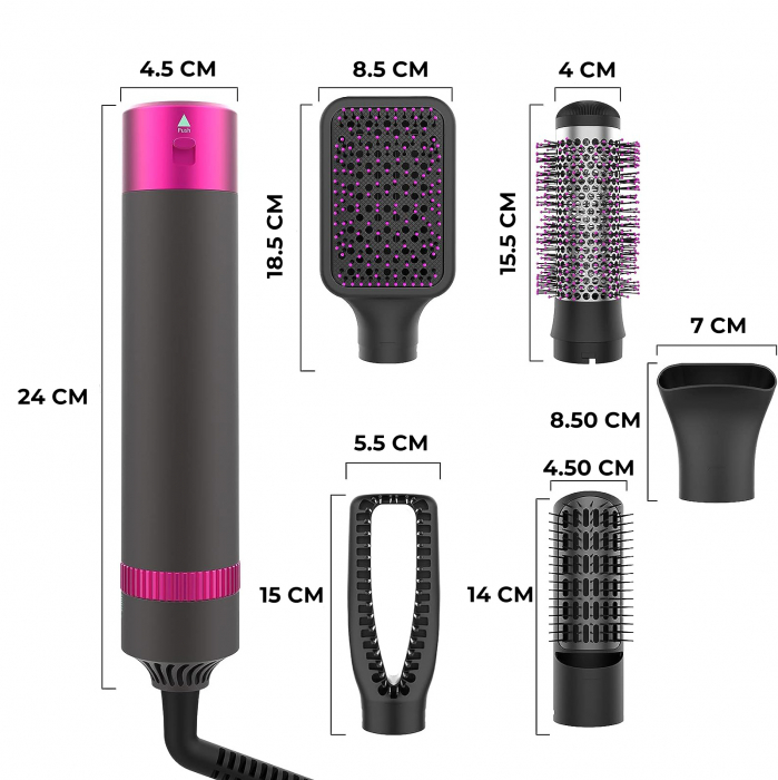 Perie electrica de par pentru volum 5 in 1 [8]