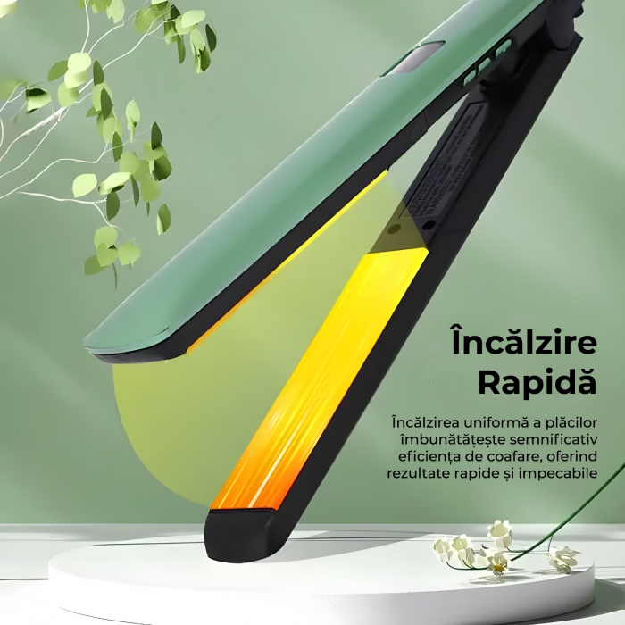 Placa de indreptat parul Verde [10]