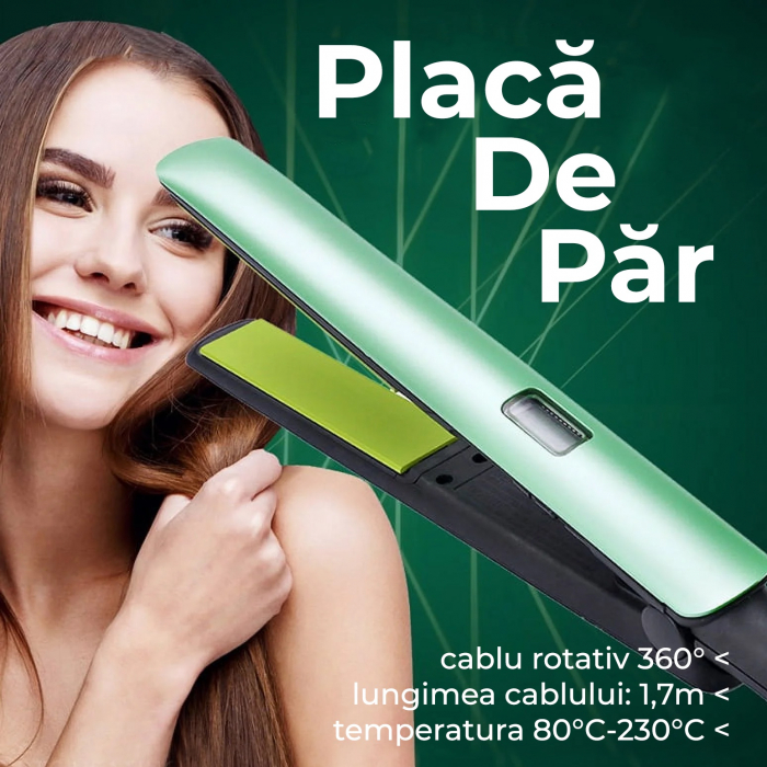 Placa de indreptat parul Verde [3]