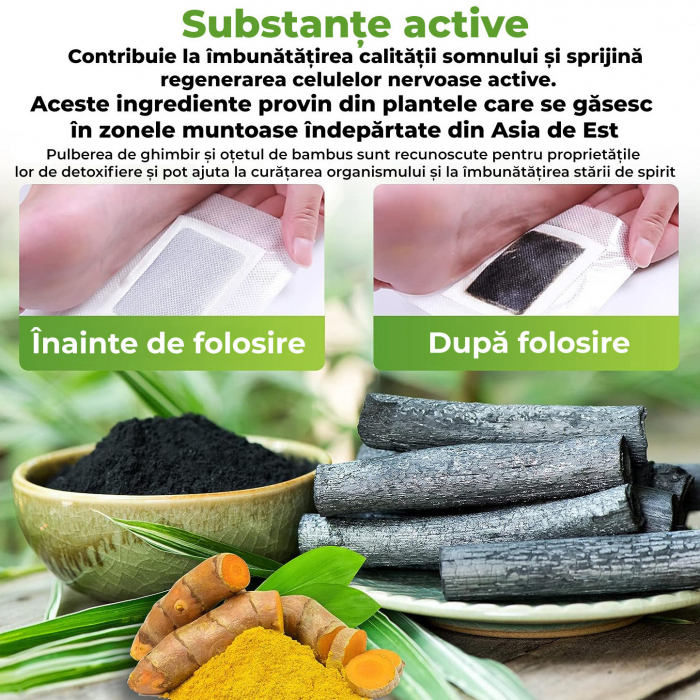 Plasturi Detoxifiere Picioare Regal Bliss ®, 30 bucati [6]