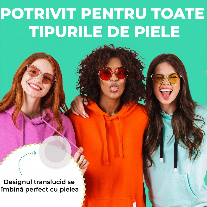 Plasturi translucizi anti acnee [12]