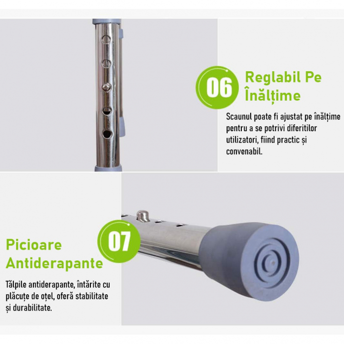 Scaun WC tip toaleta - Pliabil si reglabil [4]
