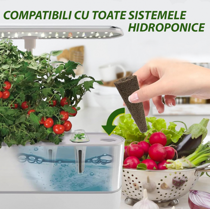 Set 12 bureti pentru cresterea plantelor hidroponice [7]