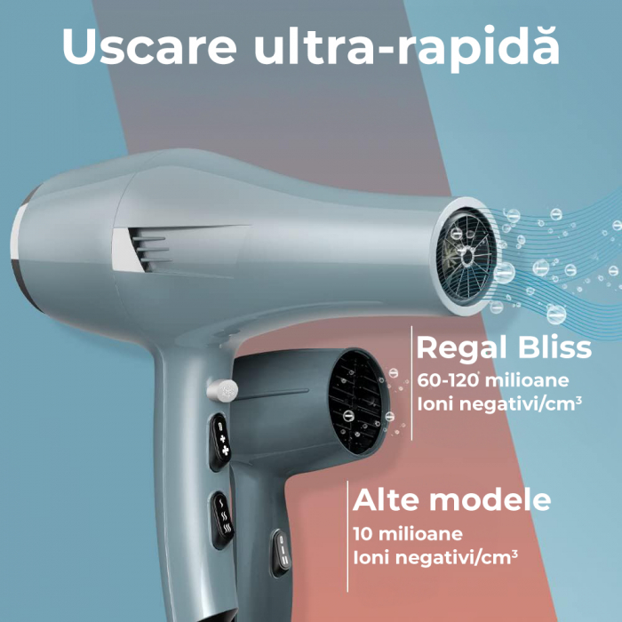 Uscator de par profesional ionic, Gri [5]