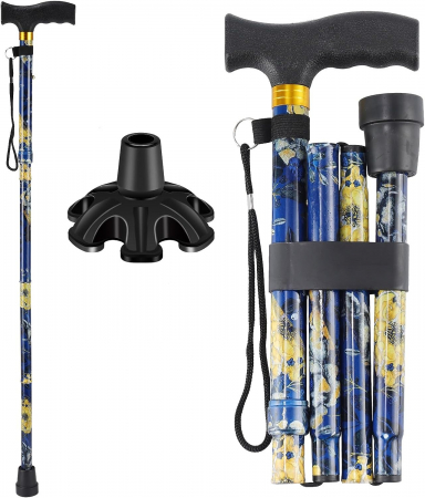 Accesorii Medicale - Baston ortopedic de sprijin - model flori