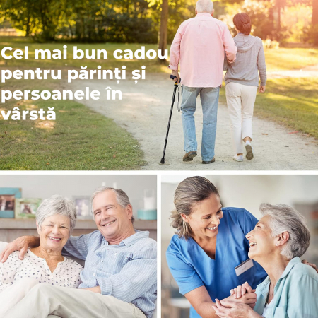 Baston ortopedic de sprijin pliabil - negru [1]