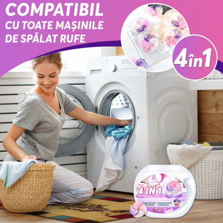 Detergent de rufe capsule 4in1,120 Spalari [5]