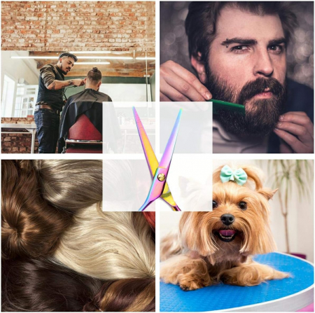 Foarfeca de tuns pentru saloane, Multicolor [1]