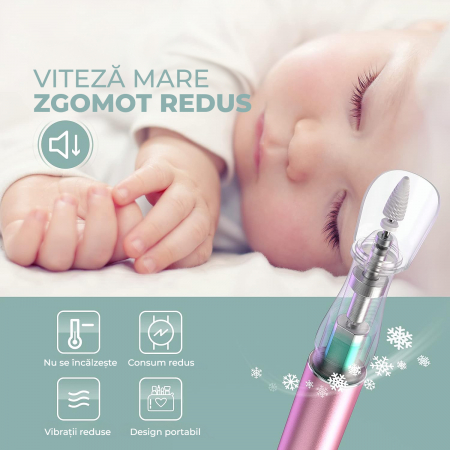 Freza electrica pentru unghii - roz [1]