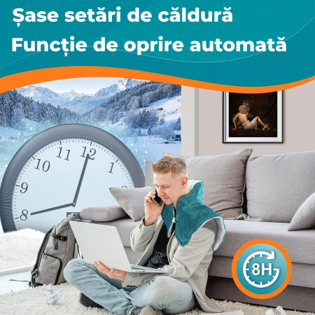 Incalzitor electric pentru gat, umeri, spate si abdomen [2]
